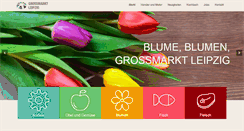 Desktop Screenshot of grossmarkt-leipzig.de
